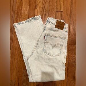 Levis Ribcage straight jeans